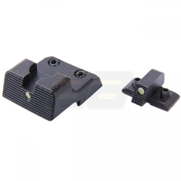 Crusader VFC VP9 GBB Steel Low Front & Rear Sight Set