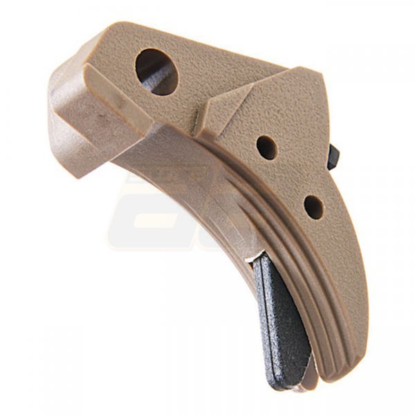 Guarder Marui / KJW / WE G-Series GBB Ridged Trigger - Tan