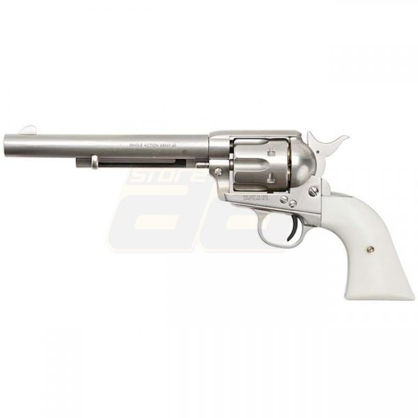 King Arms SAA .45 Peacemaker Gas Revolver M - Silver