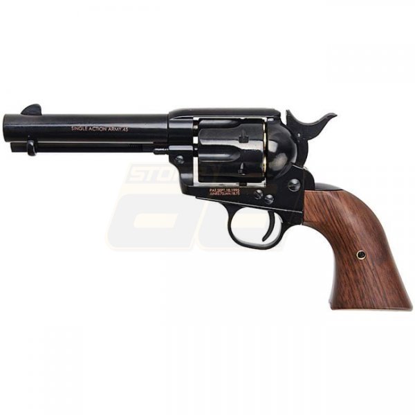 King Arms SAA .45 Peacemaker Gas Revolver S - Black