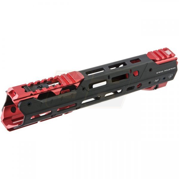 Madbull Strike Industries M4 GBBR / AEG GRIDLOK Handguard 11 Inch Main Body & Sights - Red