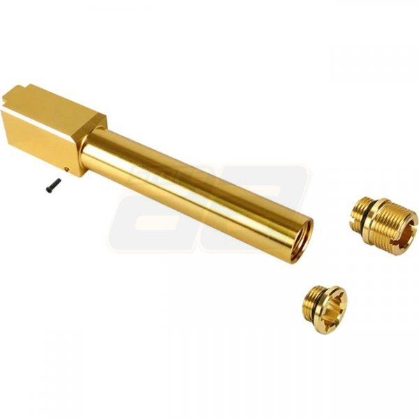 Nine Ball VFC Glock 17 Gen 4 GBB Non-Recoil 2-Way Outer Barrel & 14mm CCW Adapter - Gold