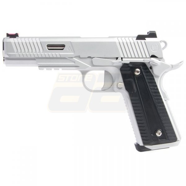 RWA Nighthawk Custom AGENT 2 Gas Blow Back Pistol Cerakote - Silver