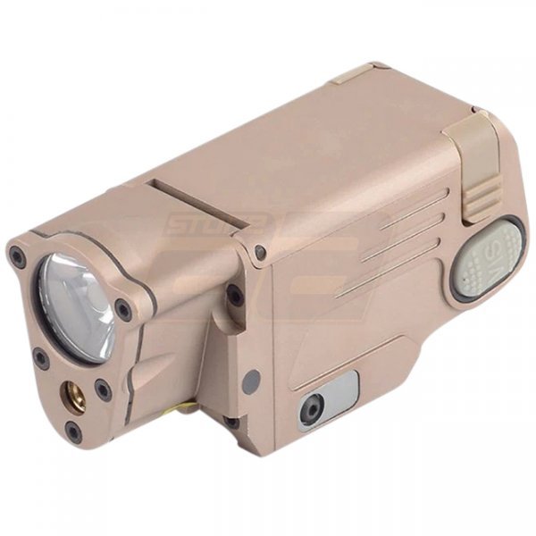 WADSN SBAL PL Pistol Weapon LED Light & Red Laser - Dark Earth