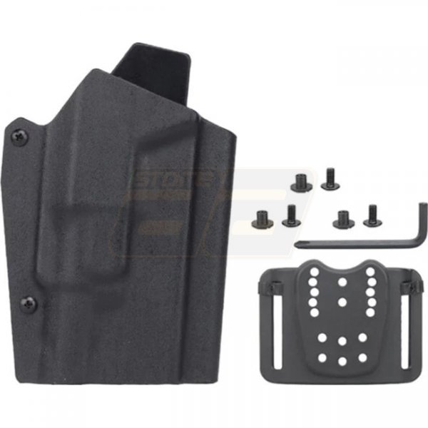 WoSport G-03 XH35 Lightweight Kydex Tactical Holster - Black