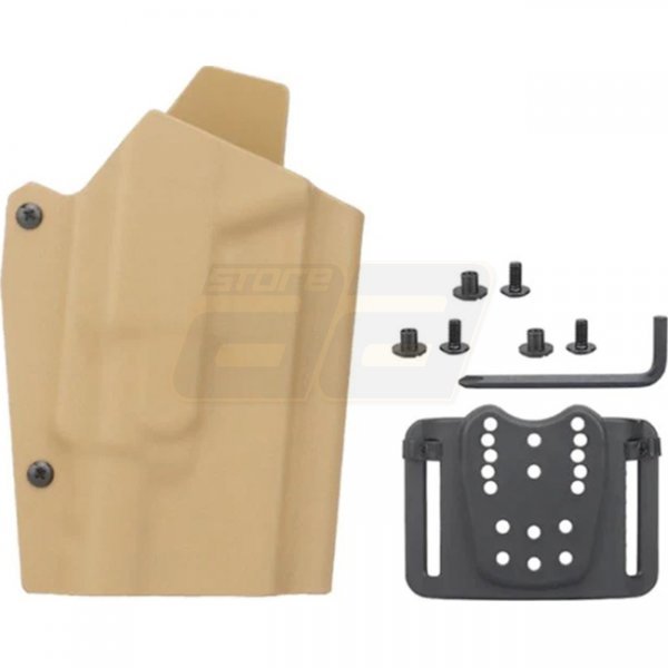 WoSport G-03 XH35 Lightweight Kydex Tactical Holster - Tan