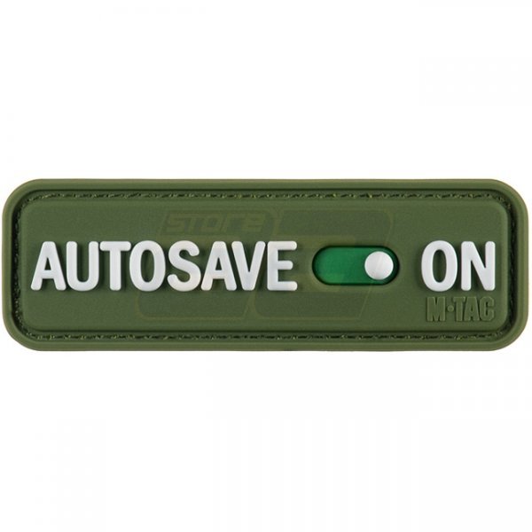 M-Tac Autosave Rubber Patch - Olive