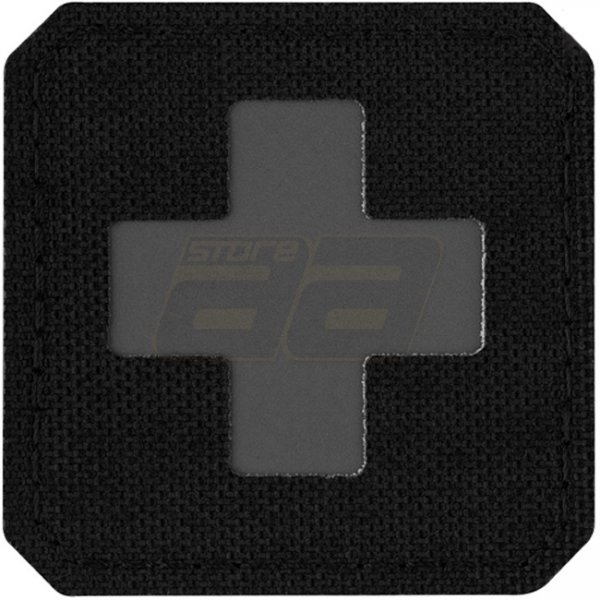 M-Tac Medic Cross Laser Cut Patch - Black / Grey