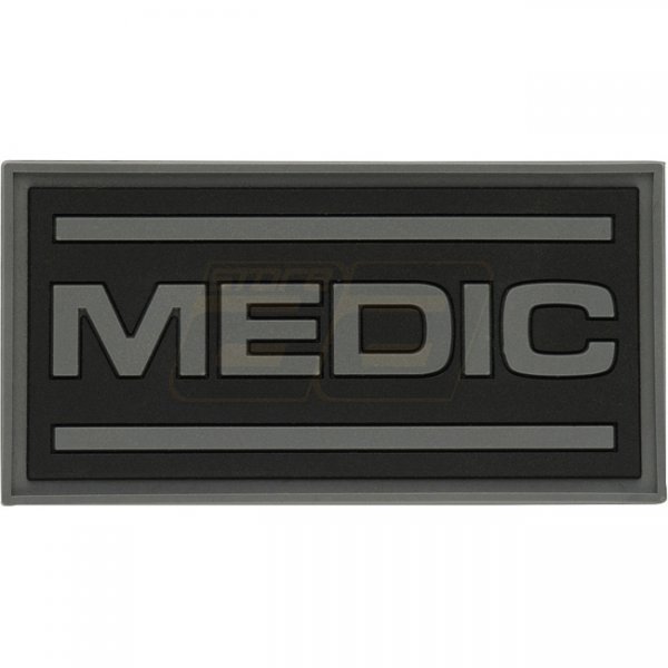 M-Tac Medic Rubber Patch - Black / Grey