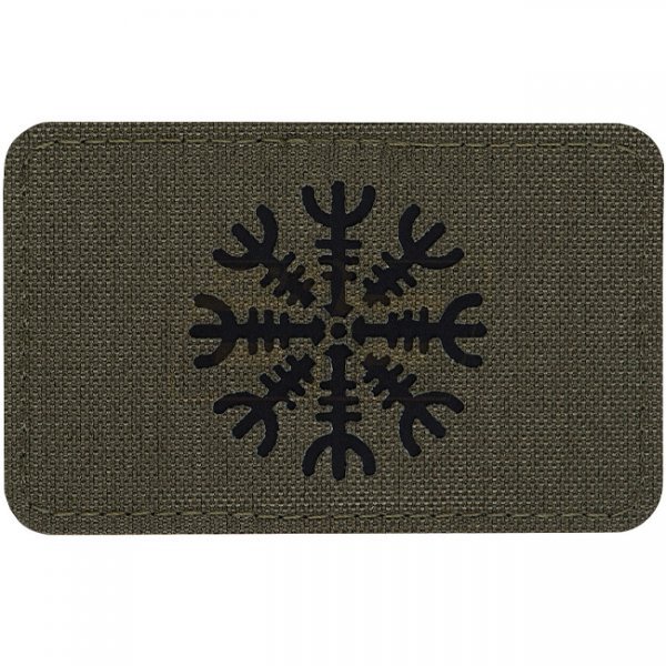 M-Tac Helm of Terror Horizontal Laser Cut Patch - Ranger Green / Black