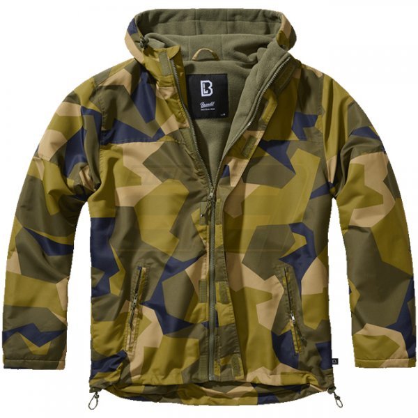 Brandit Windbreaker Frontzip - Swedish Camo M90 - S