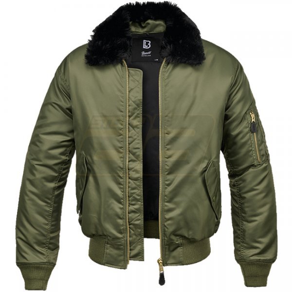 Brandit MA2 Jacket Fur Collar - Olive - S