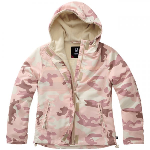 Brandit Ladies Windbreaker Frontzip - Candy Camo - M