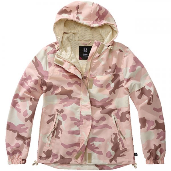 Brandit Ladies Summer Windbreaker Frontzip - Candy Camo - S