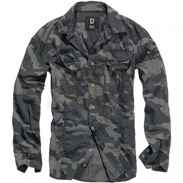 Brandit Shirt Slim - Darkcamo - 4XL