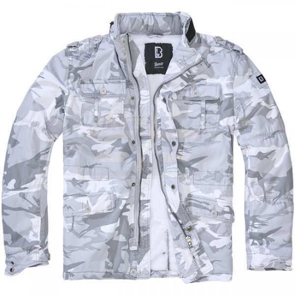 Brandit Britannia Winter Jacket - Blizzard Camo - 2XL