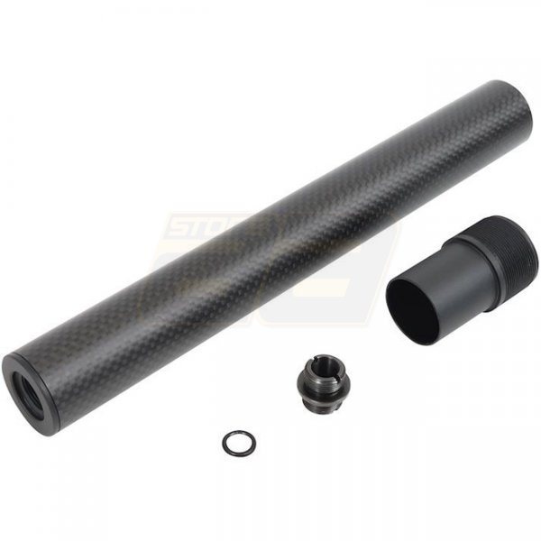 Laylax PSS VSR-10 Carbon Outer Barrel Short - Black