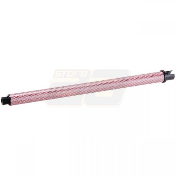 Dr.Black Marui MWS GBBR Outer Barrel Carbon Fiber 12 Inch - Pink