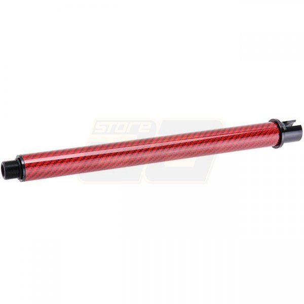 Dr.Black Marui MWS GBBR Outer Barrel Carbon Fiber 9 Inch - Red