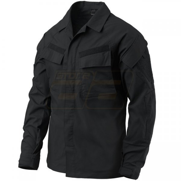 Helikon-Tex Raid Shirt - PolyCotton Stretch Ripstop - Black - S