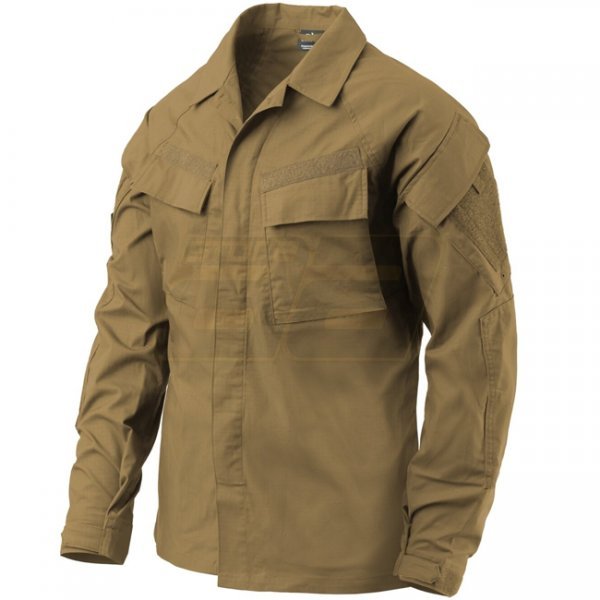 Helikon-Tex Raid Shirt - PolyCotton Stretch Ripstop - Coyote - M