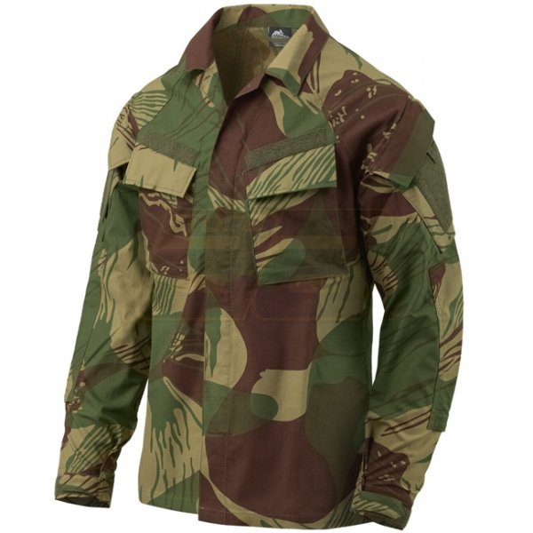 Helikon-Tex Raid Shirt - PolyCotton Stretch Ripstop - Rhodesian Camo - L