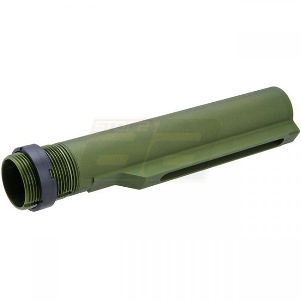 BJ TAC VFC / GHK / Marui MWS GBBR 6 Position Mil-Spec Buffer Tube CNC Aluminum - Olive