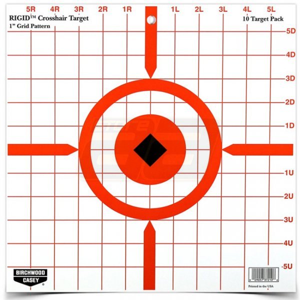 Birchwood Casey Rigid 12 Inch Crosshair Sight-In 10 Targets