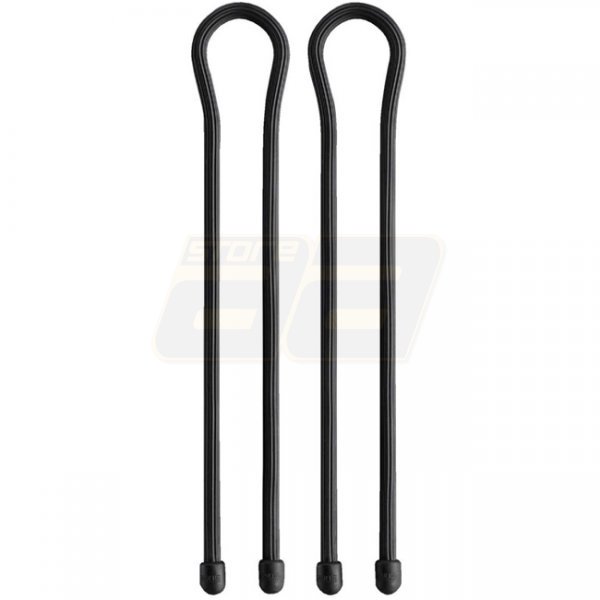 Nite Ize Gear Tie Reusable Rubber Twist Tie 2 Pack 18 Inch - Black