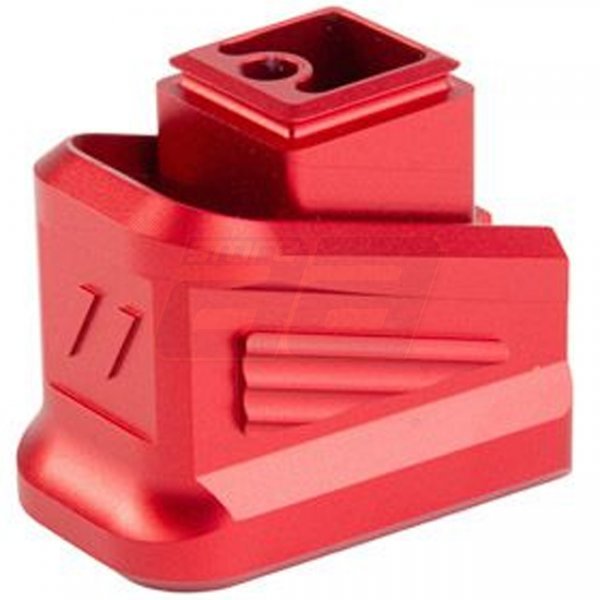 5KU Marui G-Series GBB Magazine Extension Pad CNC Aluminum - Red