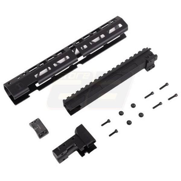 RGW Marui / GHK AK GBBR / AK AEG JM Style M-Lok Handguard Rail 10.64 Inch - Black