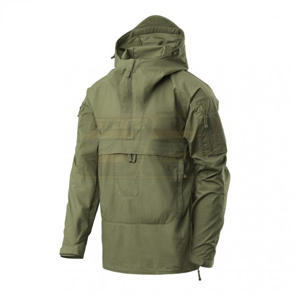 Helikon-Tex Tracer Anorak Jacket - Polycotton Stretch Ripstop - Olive Green - S