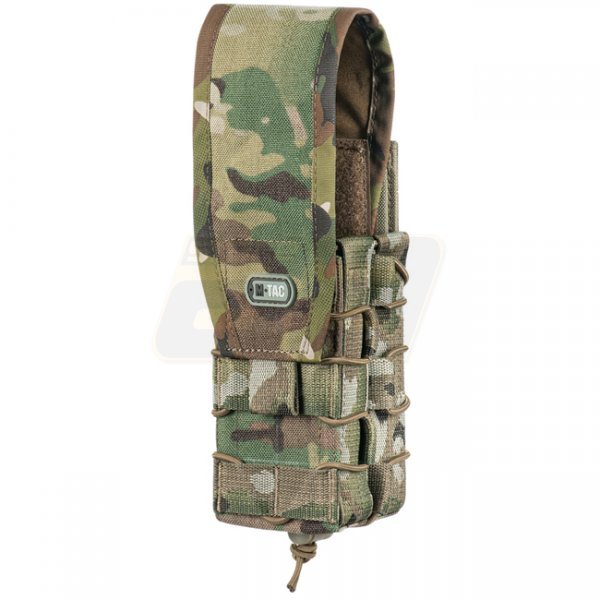 M-Tac Covered Double AK Magazine Pouch - Multicam