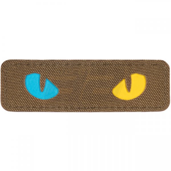 M-Tac UA Cat Eyes Laser Cut Patch - Coyote