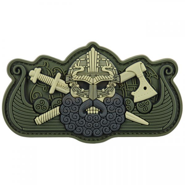 M-Tac Vikings Drakkar Rubber Patch - Olive