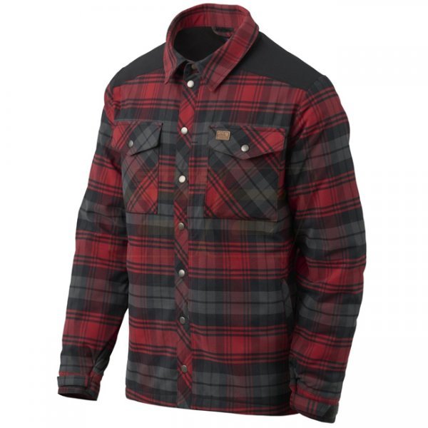 Helikon-Tex Winter Warden Shirt - Slate Crimson Plaid - 2XL