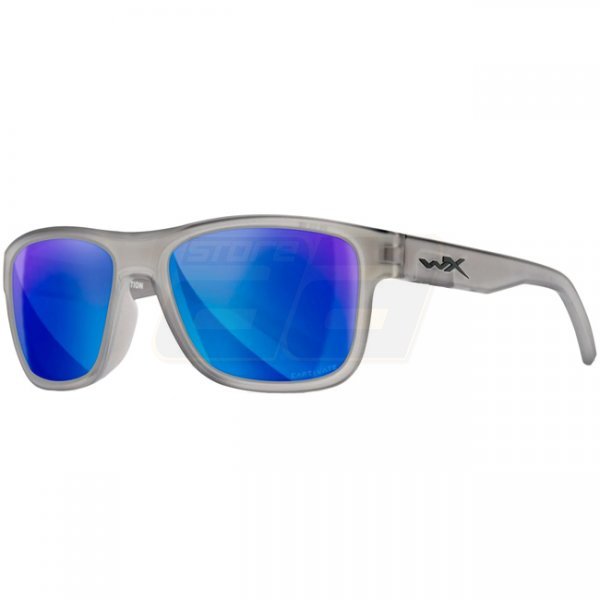 Wiley X WX Ovation Captivate Polarized Blue Mirror - Transparent