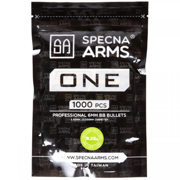 Specna Arms ONE 0.25g Bio BBs 1000rds - White