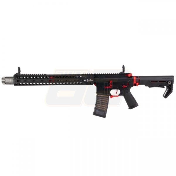 Cyma Strike Industries AR Strike Raider Gas Blow Back Rifle 15.5 Inch - Black / Red