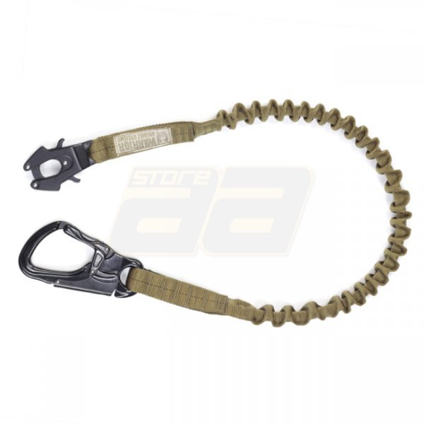 Warrior Personal Retention Lanyard FROG Clip & TANGO Carabiner - Coyote