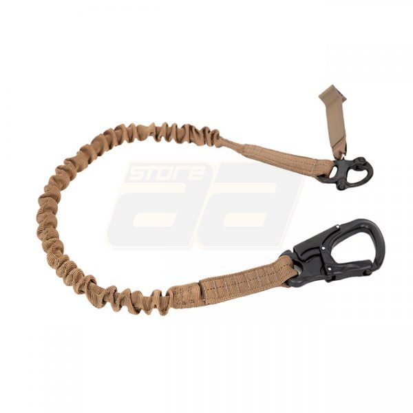 Warrior Personal Retention Lanyard Shackle & TANGO Carabiner Clip - Coyote