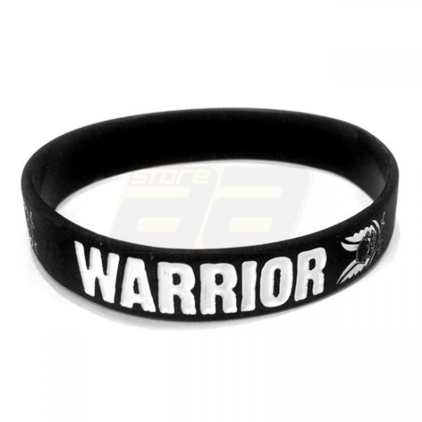 Warrior Silicone Wrist Band - Black