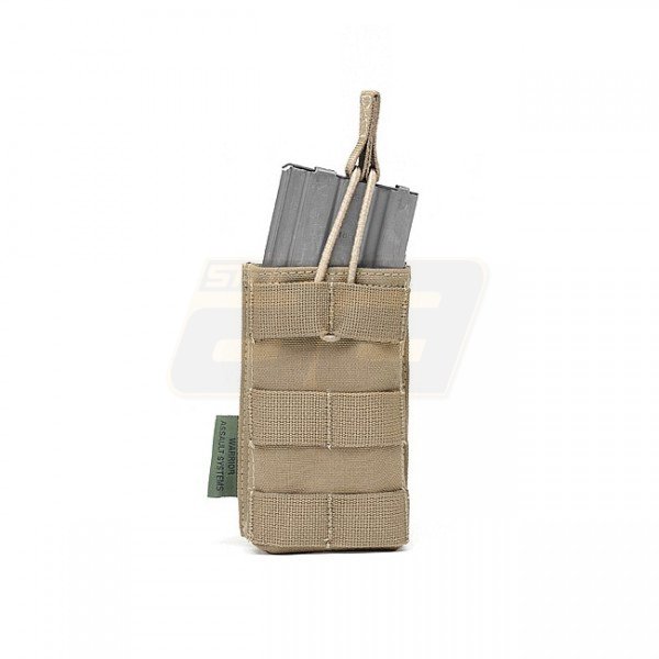 Warrior Single M4 Open Magazine Pouch - Coyote