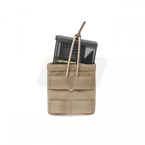 Warrior Single HK 417 Open Magazine Pouch - Coyote