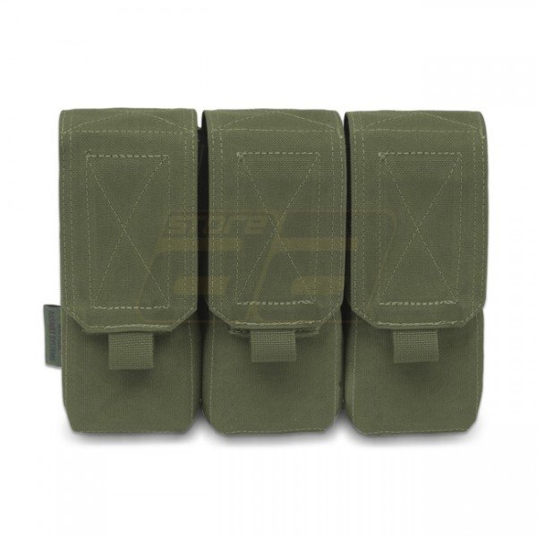 Warrior Triple M4 Magazine Pouch - Olive