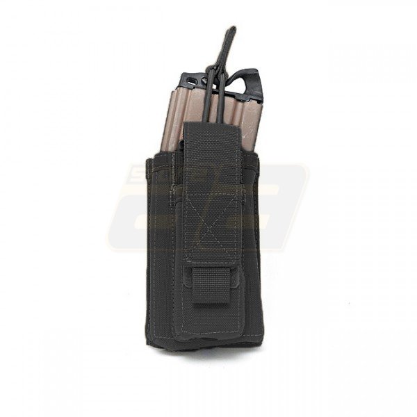 Warrior Single M4 & Pistol Open Magazine Pouch - Black