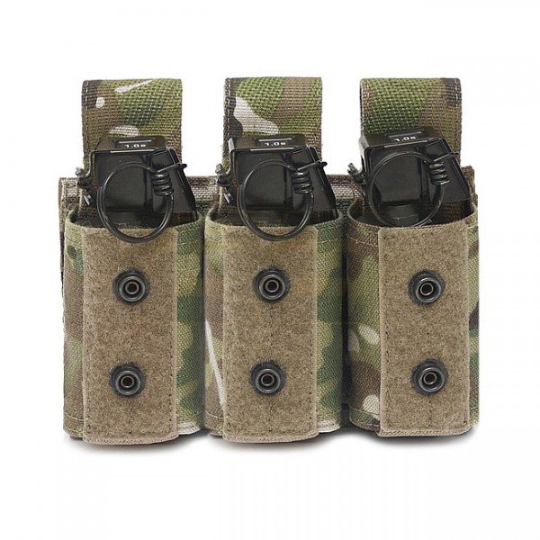 Warrior Triple 40mm Grenade Pouch - Multicam