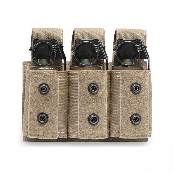 Warrior Triple 40mm Grenade Pouch - Coyote