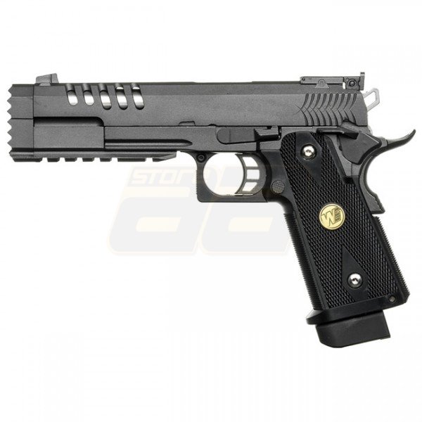 WE Hi-Capa 5.2 Type K Gas Blow Back Pistol - Black