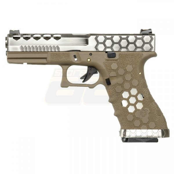 Armorer Works VX0110 HEX Cut Gas Blow Back Pistol - SST